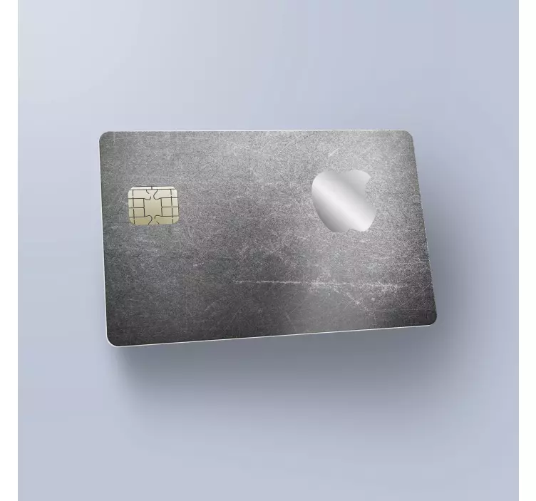 Gri elma kartı çıkartması - TenStickers