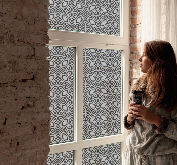 Arapça pencere dekorasyon pencere etiket - TenStickers