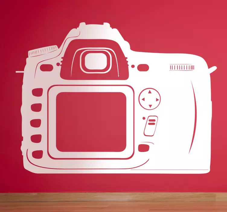 Arka görüş dijital kamera çıkartması - TenStickers