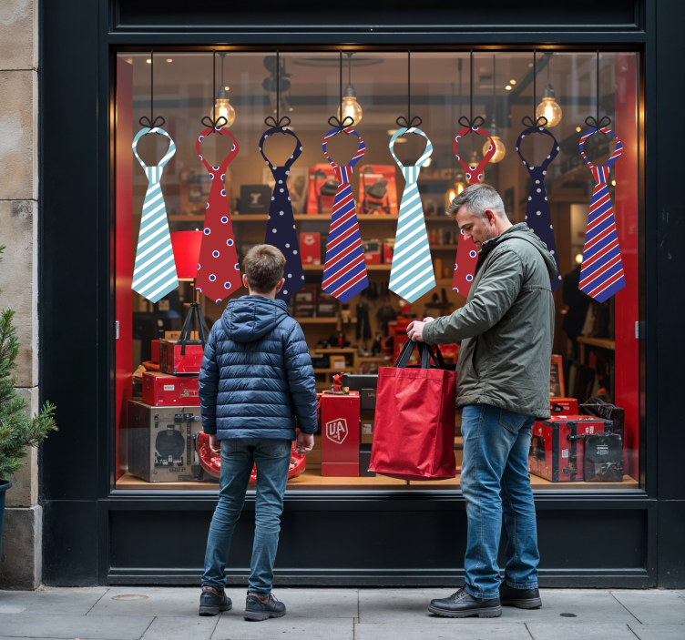 Asılı bağlar hayvan çıkartması - TenStickers