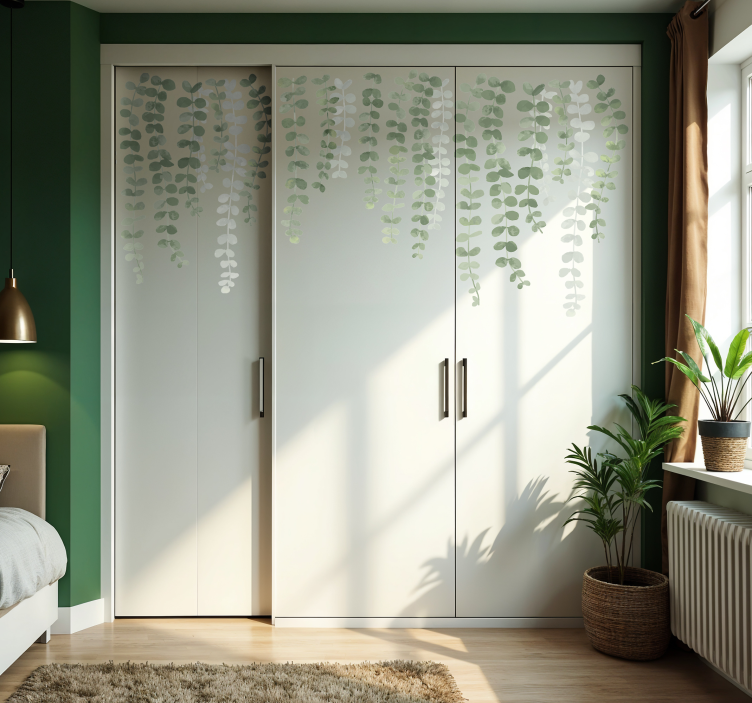 Asılı bitkiler hayvan çıkartması - TenStickers