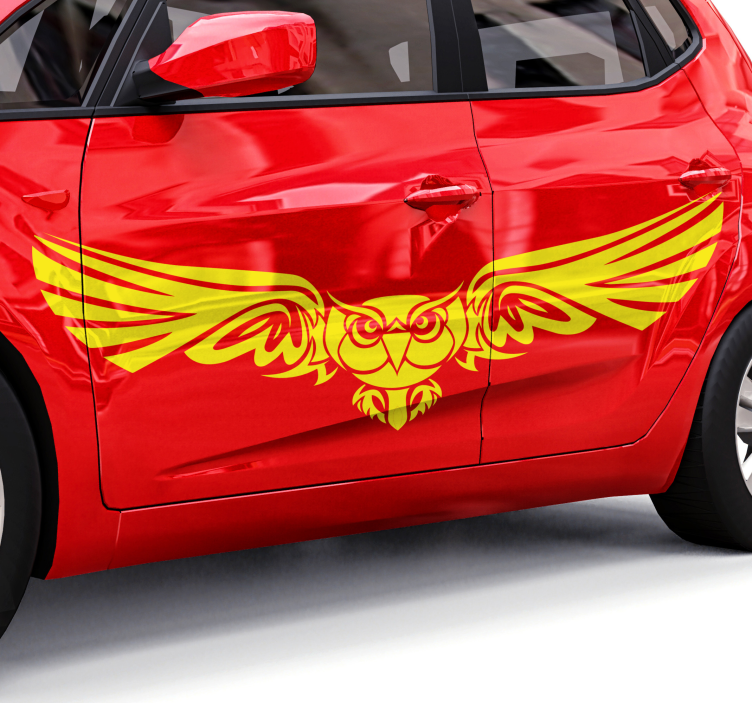 Aşiret baykuş araba vinil yapışkan - TenStickers