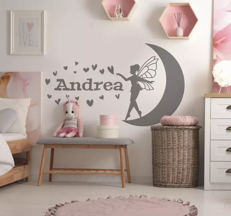 Aşkı yayan peri periler ve elfler sticker - TenStickers