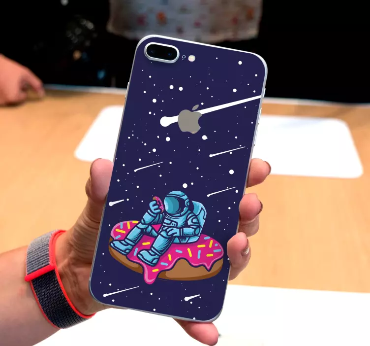 Astronot donut rüyası hayvan çıkartması - TenStickers