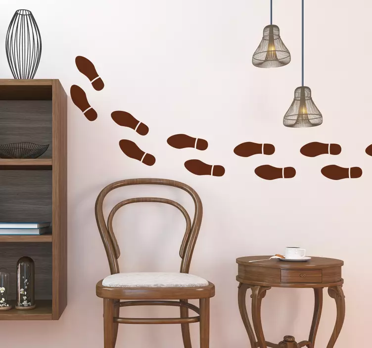 Ayak izleri duvar sticker - TenStickers