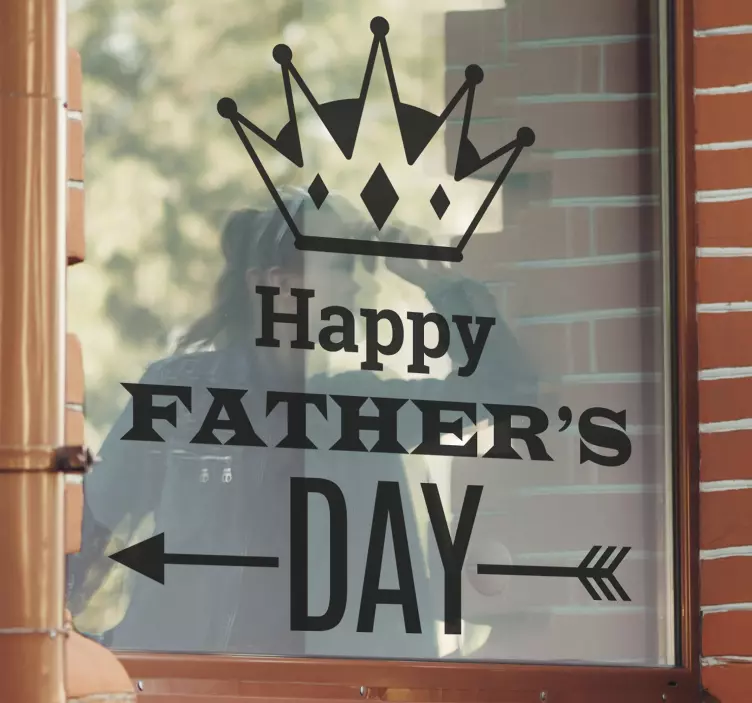Babalar günü çıkartması - TenStickers
