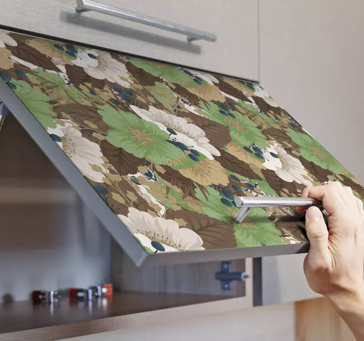 Bahar buket mobilya sticker - TenStickers