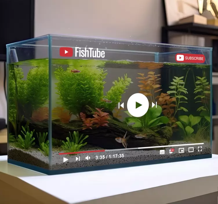 Balık kase oyuncusu balık sticker - TenStickers