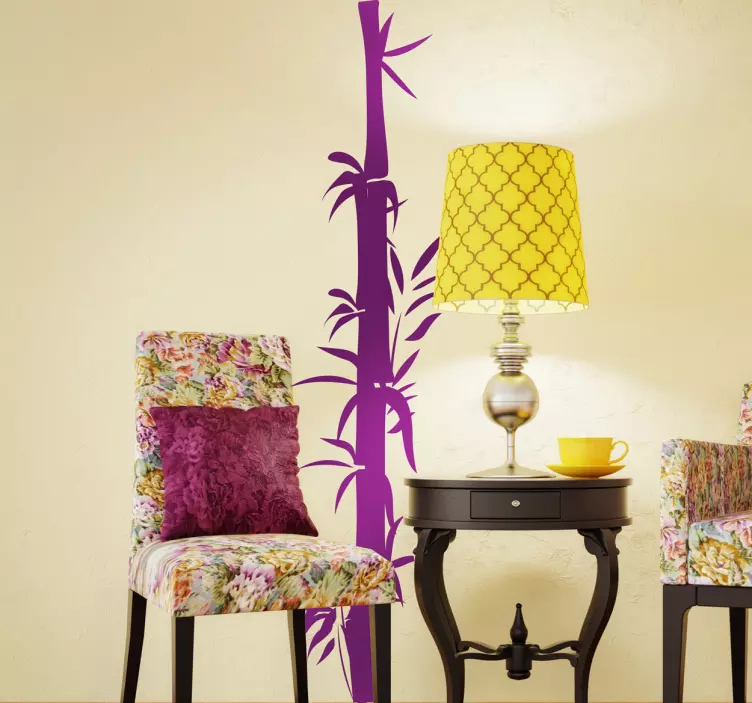 Bambu şube çıkartması - TenStickers