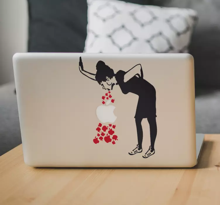 Bansky lovesick dizüstü çıkartması - TenStickers