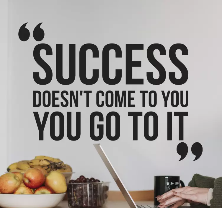 Başarı harika tasarım ilham verici etiket - TenStickers