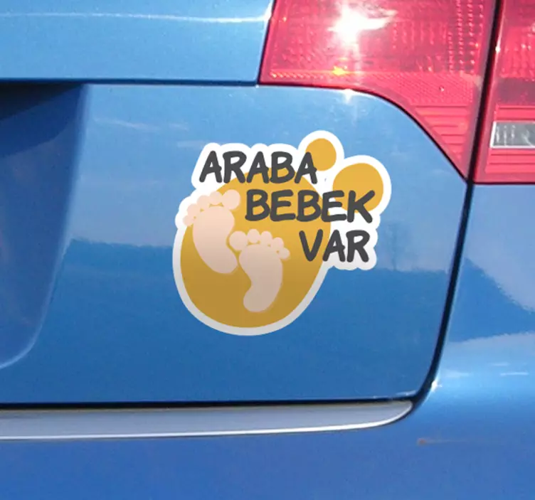 Bebek ayakları bebek - TenStickers