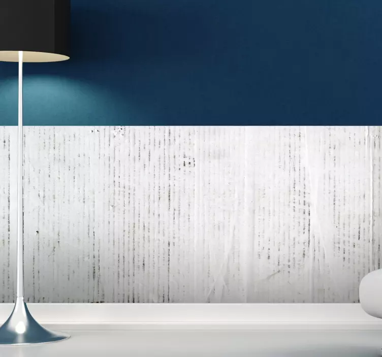 Beyaz karton vinil levha - TenStickers