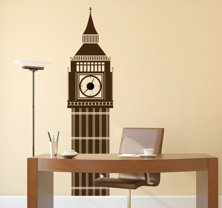 Big ben dekoratif duvar çıkartması - TenStickers