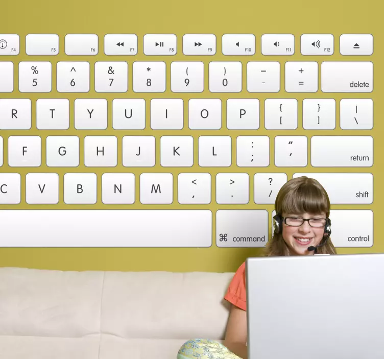 Bilgisayar klavye etiketi - TenStickers