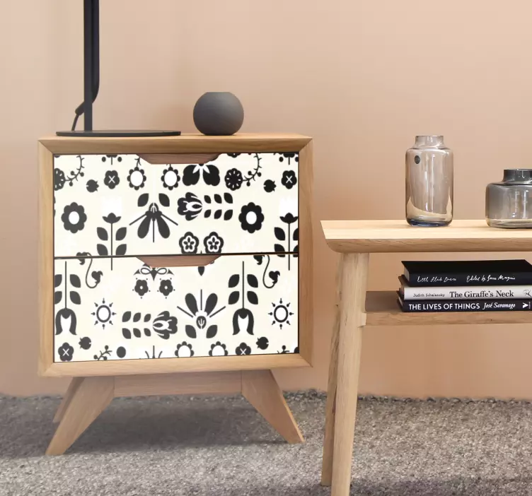 Botanik düzenleme yaratımı hayvan çıkartması - TenStickers