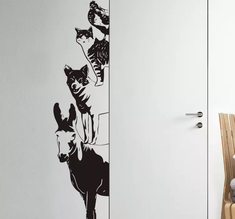 Bremen müzisyenleri duvar sticker - TenStickers