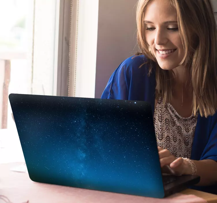 Bulutsusu dizüstü sticker - TenStickers