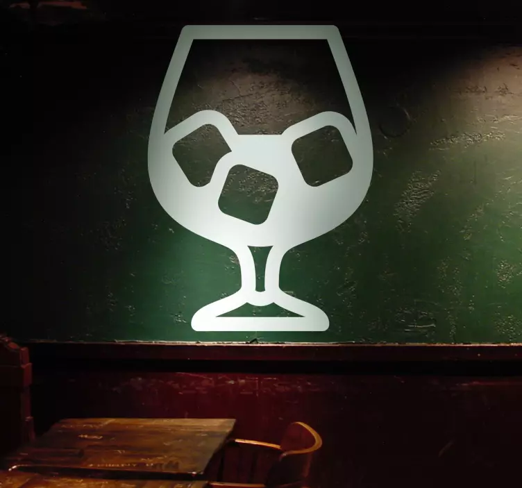 Buz cam tek renkli sticker - TenStickers