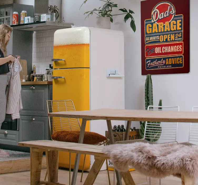 Buzdolabı sticker - TenStickers