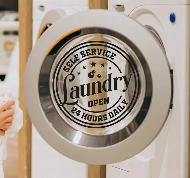 çamaşır odası cihazı çıkartması - TenStickers