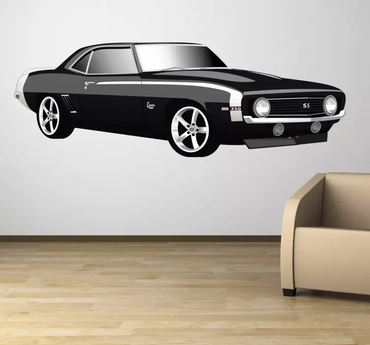 Chevrolet camaro duvar sticker - TenStickers