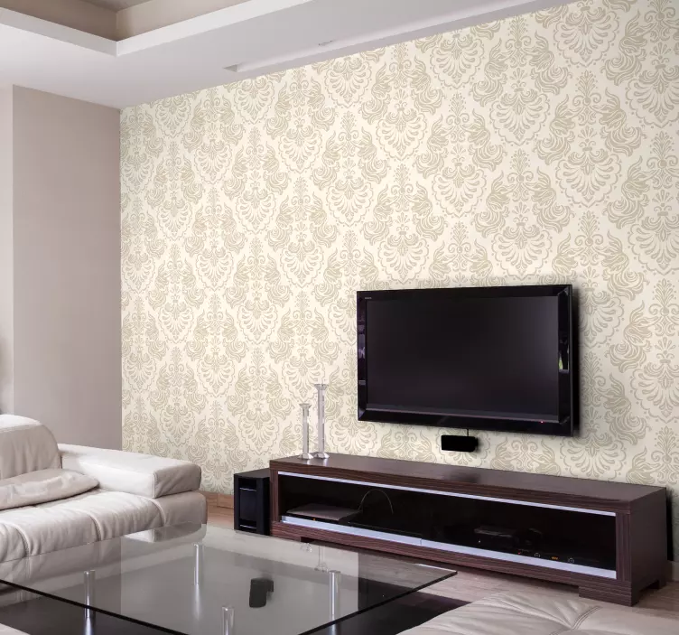 çiçek filigran duvar duvar sticker - TenStickers