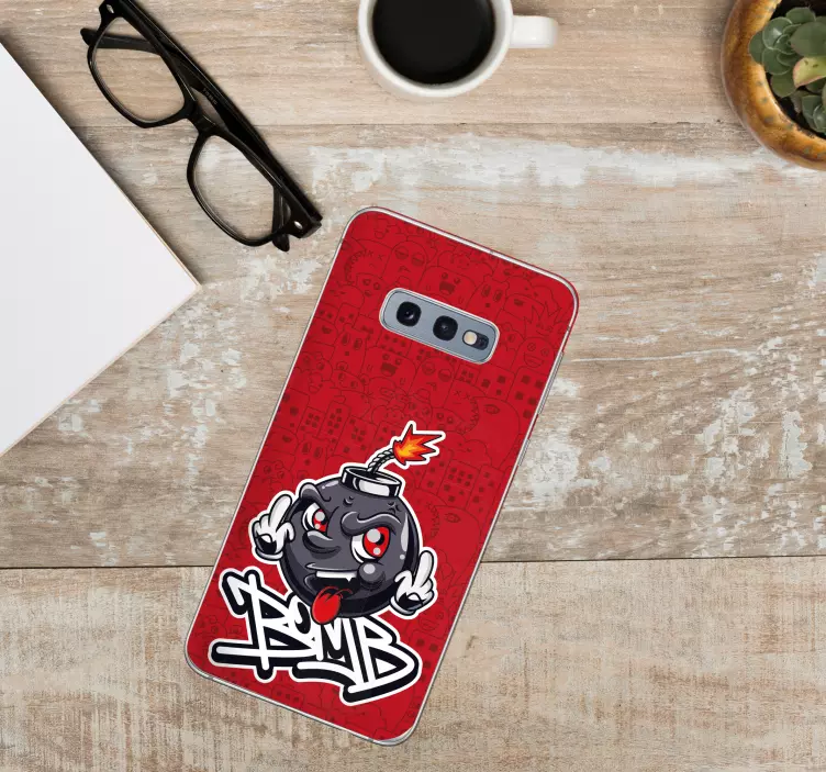 çizgi film bomba karakteri hayvan çıkartması - TenStickers