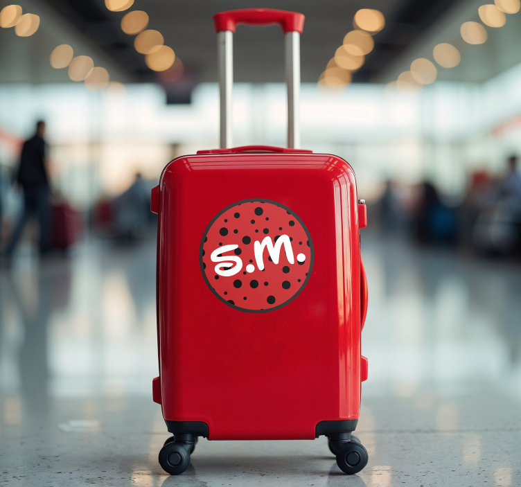 Çocuklar için bavul baş harfleri hayvan çıkartması - TenStickers