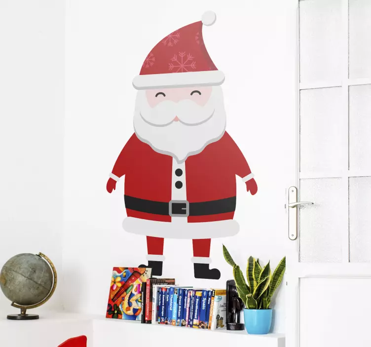 çocuklar için noel baba noel çıkartması - TenStickers