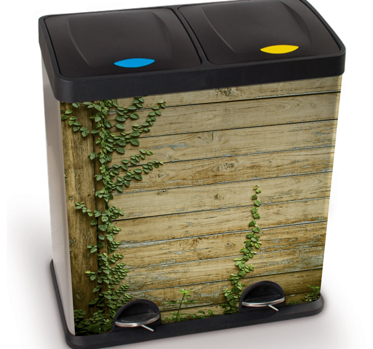 çöp kovası vinil sticker - TenStickers