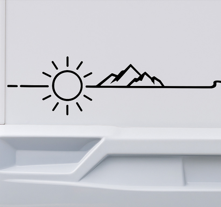 custom doğa manzarası hayvan çıkartması - TenStickers