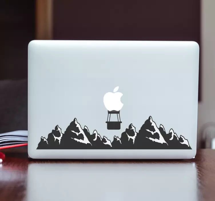 Dağlar macbook sticker - TenStickers