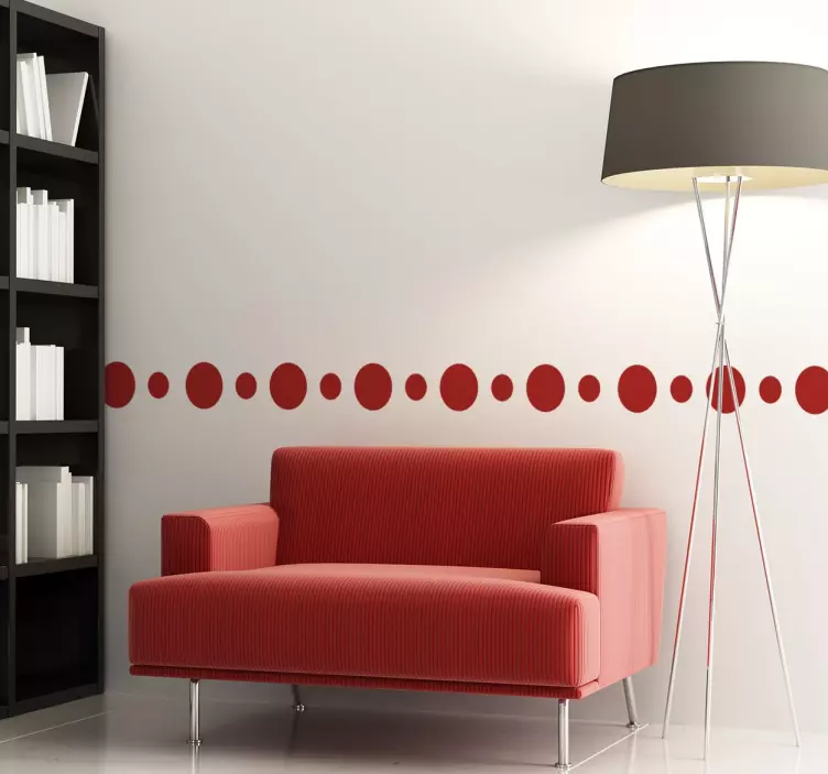 Daire sınır etiketi - TenStickers