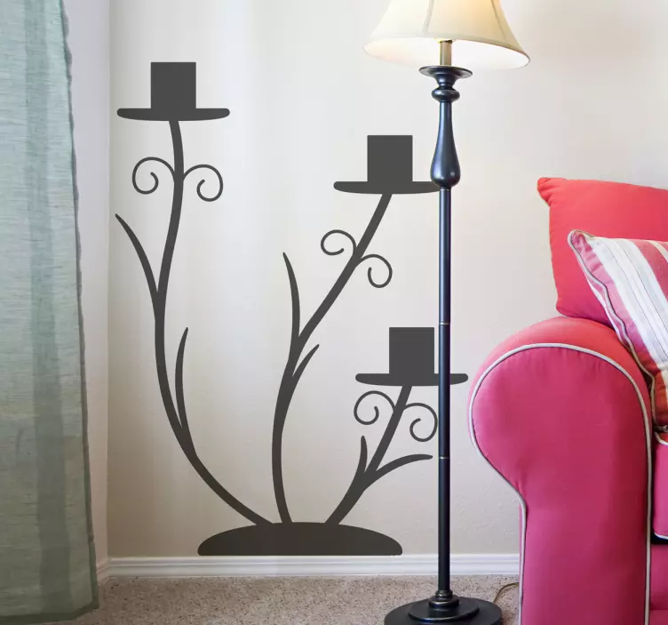 Dekoratif mumluk etiket - TenStickers