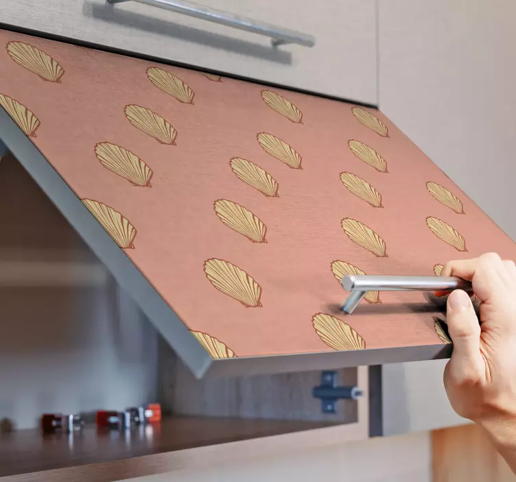 Deniz kabuğu desenli dekor hayvan çıkartması - TenStickers