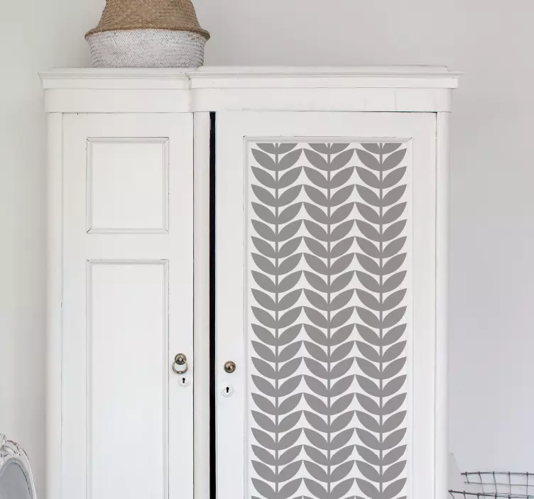 Desen mobilya bırakır sticker - TenStickers