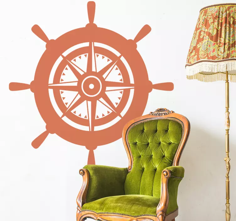 Dhama siyaset çıkartmaları budizm çarkı - TenStickers