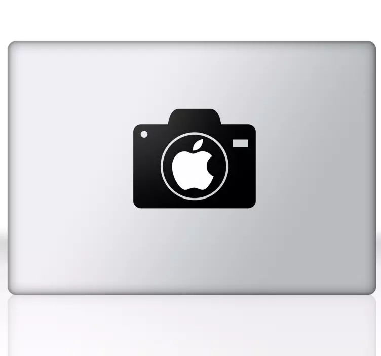 Dijital kamera macbook sticker - TenStickers