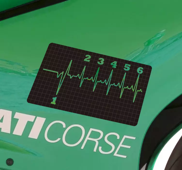 Dişliler motosiklet vinil çıkartması - TenStickers