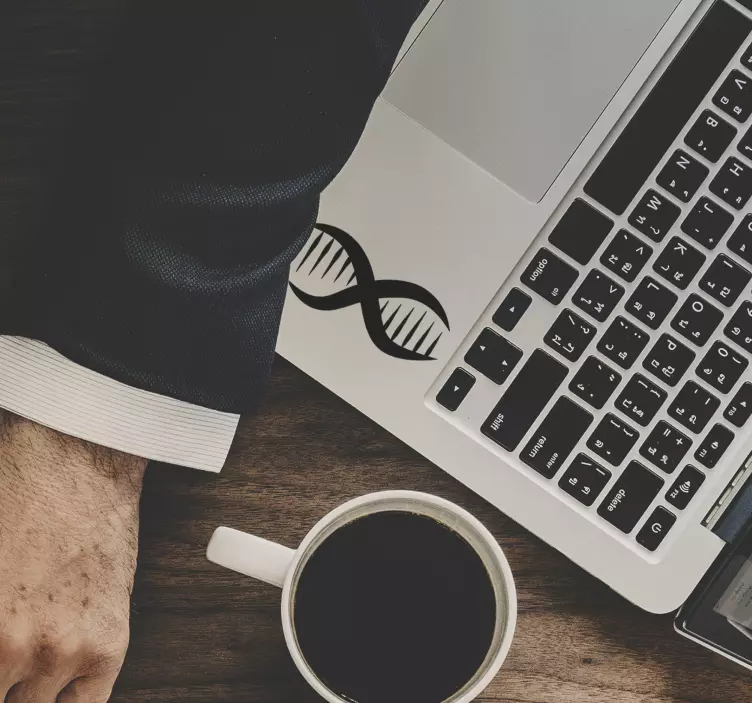 Dna dizüstü sticker - TenStickers