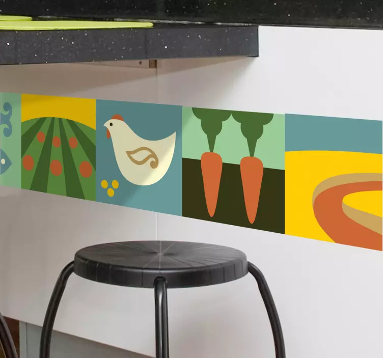 Doğa duvar sticker - TenStickers