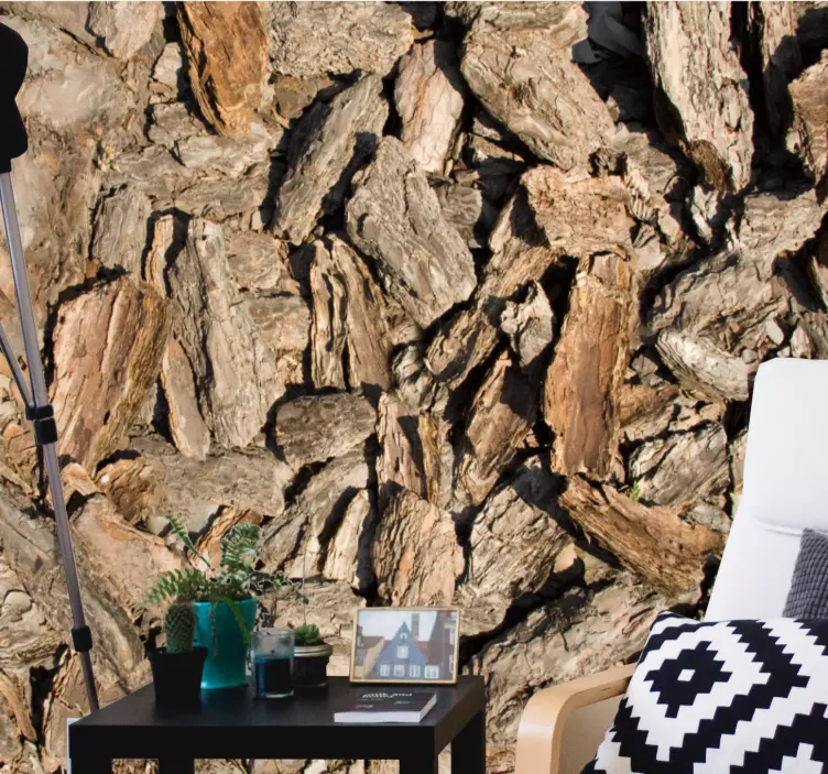 Dokulu kabuk arka planı hayvan çıkartması - TenStickers