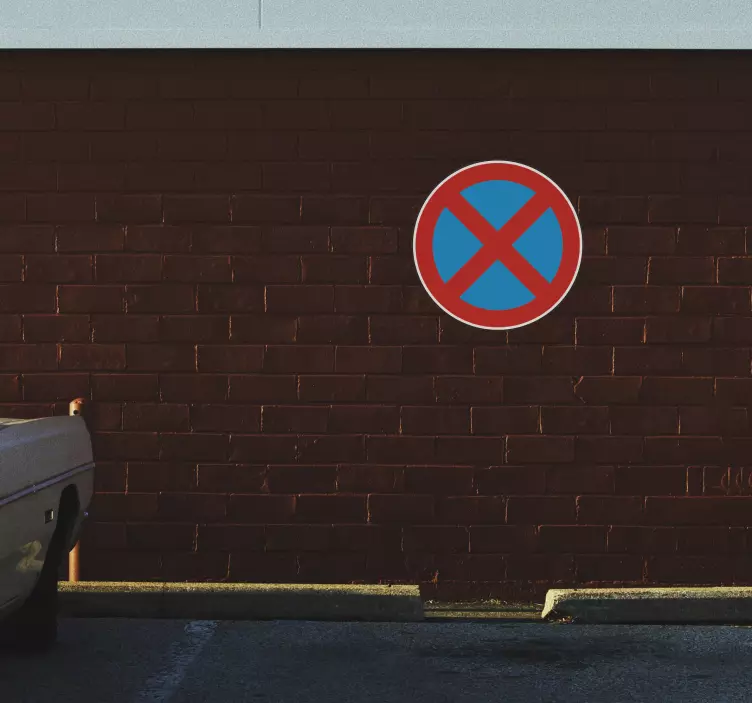 Durdurma yol işareti çıkartması yok - TenStickers