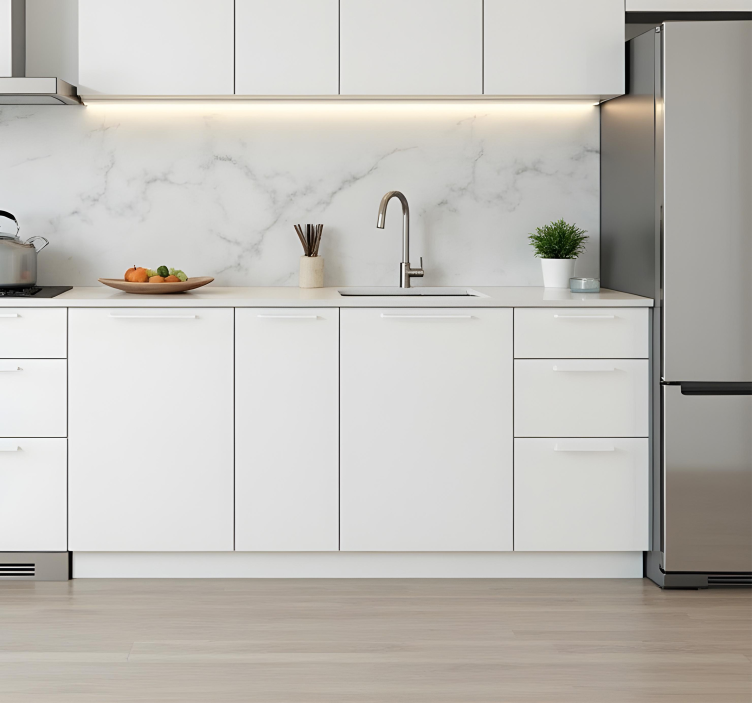 Düz beyaz tasarım hayvan çıkartması - TenStickers