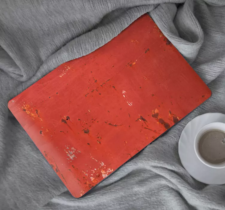 Düz yatıyordu soyut metal dizüstü bilgisayar kaplamaları - TenStickers