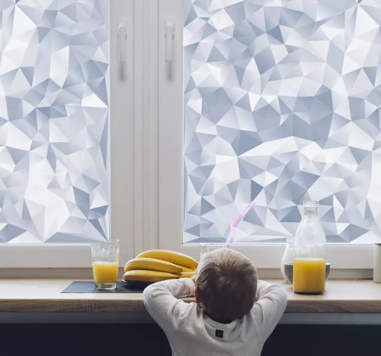 Düzensiz formlar pencere etiketi - TenStickers