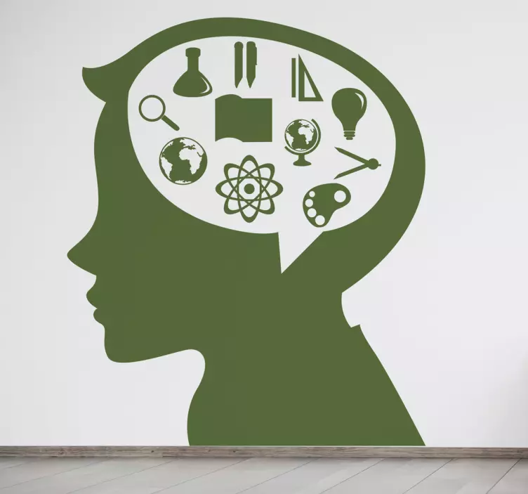 Eğitim çocuk duvar çıkartması - TenStickers