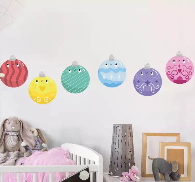 Hayvan Çıkartması oyunlu süs seti - TenStickers