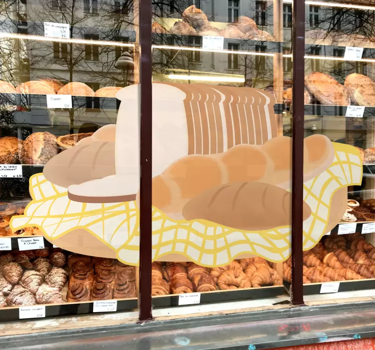 Ekmek sepeti çıkartması - TenStickers